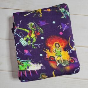 Jersey Fabric - Dinosaurs, Guitars, Cars...is that Richard Simmons? - 60x66
